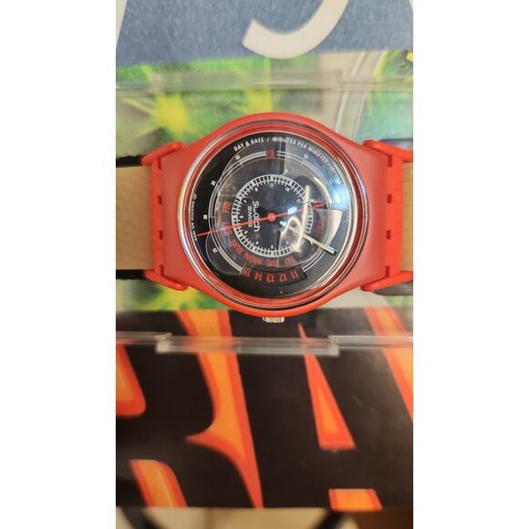 Swatch watch INFORMATION SCREEN GR703 2000 Standard Gents NEW with battery - Picture 5 of 10